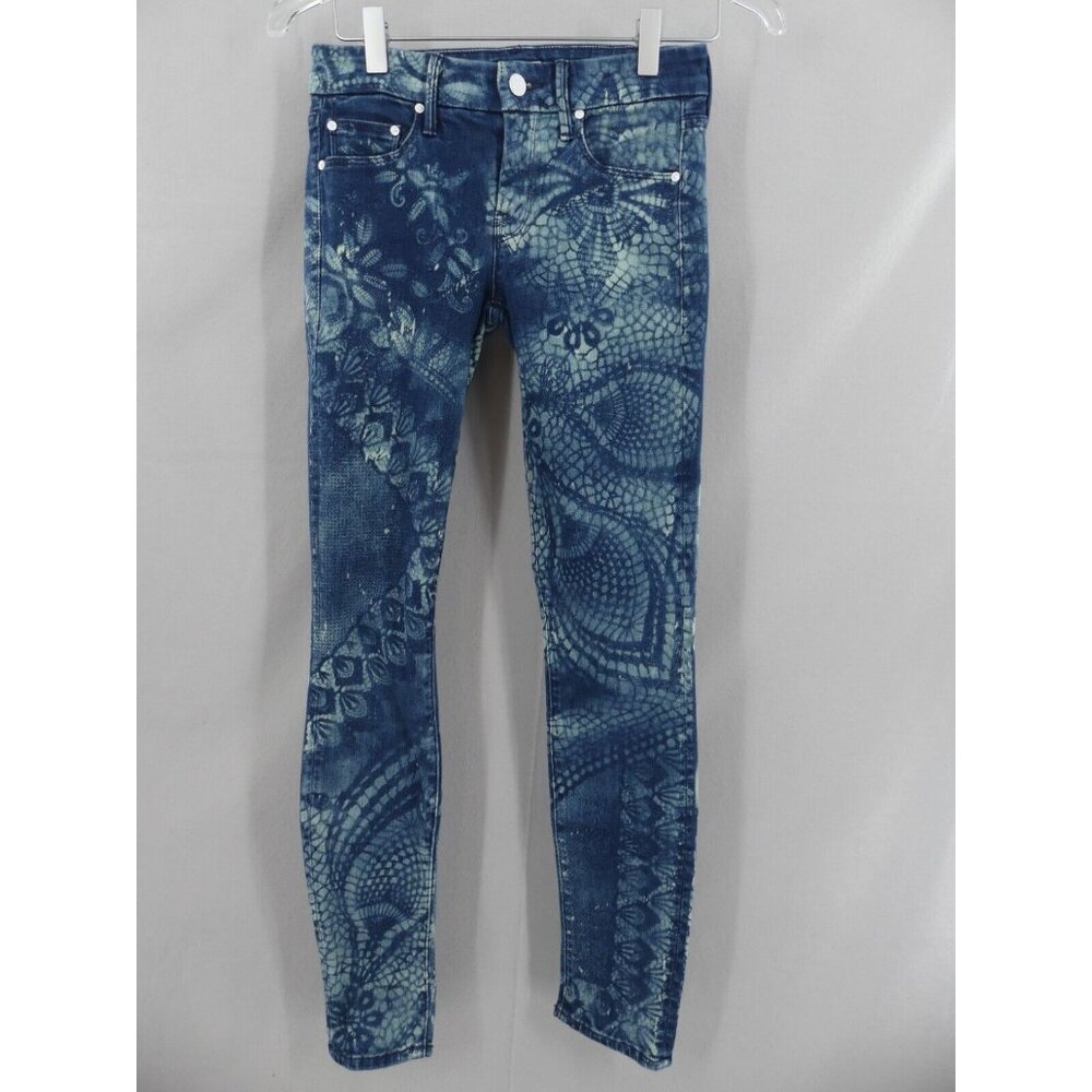 MOTHER Jeans 25 THE LOOKER "Table Manners" Navy Blue Straight Leg NWOT